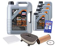 FEBI Controllo Set 9 L Liqui Moly Top Tec 4210 0W-30 Per BMW X5 XDRIVE30D X6