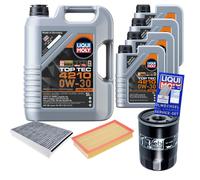 FEBI Controllo Set 9 L Liqui Moly Top Tec 4210 0W-30 Per Jaguar XJ R 4.2