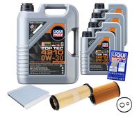 FEBI Controllo set 9 L Liqui Moly Top Tec 4210 0W-30 per Mercedes classe-C