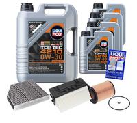 FEBI Controllo Set 9 L Liqui Moly Top Tec 4210 0W-30 Per Mercedes E-Klasse