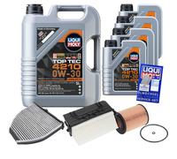 FEBI Controllo Set 9 L Liqui Moly Top Tec 4210 0W-30 Per Mercedes E-Klasse