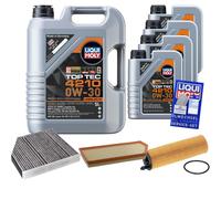 FEBI Controllo Set 9 L Liqui Moly Top Tec 4210 0W-30 Per Mercedes E-Klasse