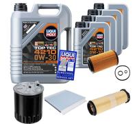 Febi Controllo Set 9 L Motore Liqui Moly Top Tec 4210 0W-30 per Mercedes Classe