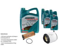 FEBI Controllo Set 9L ADDINOL GIGA LIGHT MV 0530 LL Per Audi A4 Avant 8K5