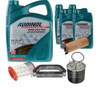 FEBI Controllo Set 9L ADDINOL SUPER LIGHT 0540 Per Audi A8 4E_ 3.0 TDI