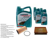 FEBI Controllo Set 9L ADDINOL SUPER LIGHT 0540 Per Renault Laguna III