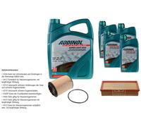 Febi Controllo Set 9L Addinol Super Light 0540 per VW Multivan V 7HM