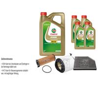 FEBI Controllo Set 9L Castrol EDGE Titanium FST 5W-30 LL Per Audi A4 Avant