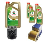 FEBI Controllo Set 9L Castrol EDGE Titanium FST 5W-30 LL Per Audi A6 Avant