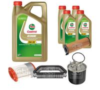 FEBI Controllo Set 9L Castrol EDGE Titanium FST 5W-30 LL Per Audi A8 4E 3.0