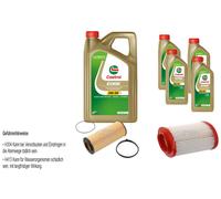 FEBI Controllo Set 9L Castrol EDGE Titanium FST 5W-30 LL Per Audi A8 4E 3.2
