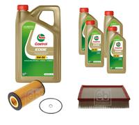 FEBI Controllo Set 9L Castrol EDGE Titanium FST 5W-30 LL Per Audi Allroad