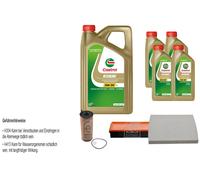 FEBI Controllo Set 9L Castrol EDGE Titanium FST 5W-30 LL Per BMW X5 F15 F85