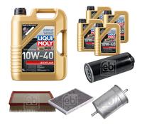 Febi Controllo Set 9L Liqui Moly 10W-40 Bassa Visciosità per Audi A6 Avant 4B C5