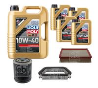 FEBI Controllo Set 9L LIQUI MOLY 10W-40 Leichtlauf Per Audi A8 4E_ 3.0
