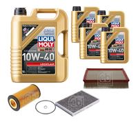 FEBI Controllo Set 9L LIQUI MOLY 10W-40 Leichtlauf Per Audi Allroad 4BH C5