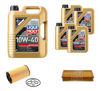 FEBI Controllo Set 9L LIQUI MOLY 10W-40 Leichtlauf Per Mercedes E-Klasse