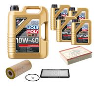 FEBI Controllo Set 9L LIQUI MOLY 10W-40 Leichtlauf Per VW LT 28-46 II Kasten