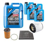 Febi Controllo Set 9L Liqui Moly 5W-30 da Molto Tempo Alto di Tech per Audi Q5
