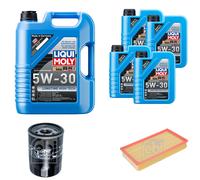 Febi Controllo Set 9L Liqui Moly 5W-30 da Molto Tempo Alto di Tech per Jaguar