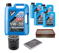 Febi Controllo Set 9L Liqui Moly 5W-30 da Molto Tempo Alto Tech per Audi A6 4B