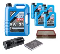 FEBI Controllo Set 9L LIQUI MOLY 5W-30 Longtime High Tech Per Audi A6 Avant