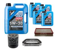 FEBI Controllo Set 9L LIQUI MOLY 5W-30 Longtime High Tech Per Audi A8 4E