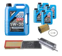 FEBI Controllo Set 9L LIQUI MOLY 5W-30 Longtime High Tech Per BMW X5 E53