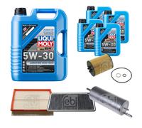 FEBI Controllo Set 9L LIQUI MOLY 5W-30 Longtime High Tech Per BMW X5 E53