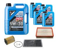 FEBI Controllo Set 9L LIQUI MOLY 5W-30 Longtime High Tech Per BMW X5 E53