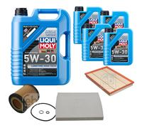 FEBI Controllo Set 9L LIQUI MOLY 5W-30 Longtime High Tech Per BMW X5 E70 3.0