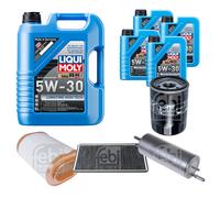 FEBI Controllo Set 9L LIQUI MOLY 5W-30 Longtime High Tech Per Land Rover