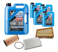 FEBI Controllo Set 9L LIQUI MOLY 5W-30 Longtime High Tech Per Renault Megane