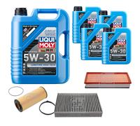 FEBI Controllo Set 9L LIQUI MOLY 5W-30 Longtime High Tech Per VW Touareg 7P5