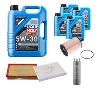 FEBI Controllo Set 9L LIQUI MOLY 5W-30 Longtime High Tech Per VW Transporter