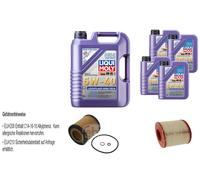 Febi Controllo Set 9L Liqui Moly 5W-40 Bassa Visciosità Alto Tech per BMW 3er