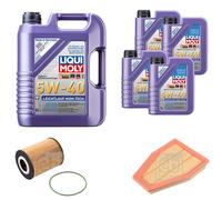Febi Controllo Set 9L Liqui Moly 5W-40 Bassa Visciosità Alto Tech per Porsche