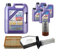 Febi Controllo Set 9L Liqui Moly 5W-40 Bassa Visciosità High-Tech per Mercedes C