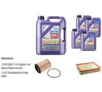 Febi Controllo Set 9L Liqui Moly 5W-40 Bassa Visciosità High-Tech per Mercedes V