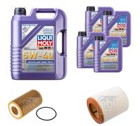 FEBI Controllo Set 9L LIQUI MOLY 5W-40 Leichtlauf High Tech Per Audi A6
