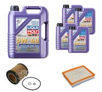 FEBI Controllo Set 9L LIQUI MOLY 5W-40 Leichtlauf High Tech Per BMW 2 Coupe
