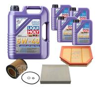 FEBI Controllo Set 9L LIQUI MOLY 5W-40 Leichtlauf High Tech Per BMW 4 Coupe