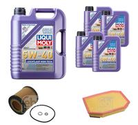 FEBI Controllo Set 9L LIQUI MOLY 5W-40 Leichtlauf High Tech Per BMW 5 Serie F10
