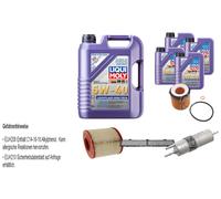 FEBI Controllo Set 9L LIQUI MOLY 5W-40 Leichtlauf High Tech Per BMW X1 E84