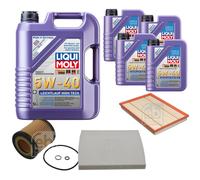 FEBI Controllo Set 9L LIQUI MOLY 5W-40 Leichtlauf High Tech Per BMW X5 E70