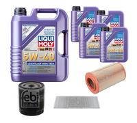 FEBI Controllo Set 9L LIQUI MOLY 5W-40 Leichtlauf High Tech Per Citroën