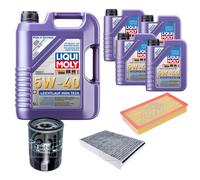 FEBI Controllo Set 9L LIQUI MOLY 5W-40 Leichtlauf High Tech Per Jaguar XJ