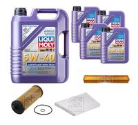 FEBI Controllo Set 9L LIQUI MOLY 5W-40 Leichtlauf High Tech Per Mercedes C