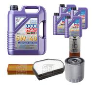 FEBI Controllo Set 9L LIQUI MOLY 5W-40 Leichtlauf High Tech Per Mercedes E