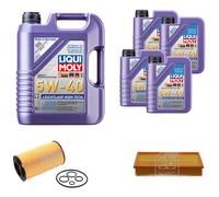 FEBI Controllo Set 9L LIQUI MOLY 5W-40 Leichtlauf High Tech Per Mercedes E